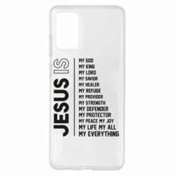 Чехол для Samsung S20+ Jesus is - PrintSalon
