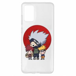 Чохол для Samsung S20+ Какаши, Наруто и Гаара-PrintSalon Чохол для Samsung S20+ Какаши, Наруто и Гаара