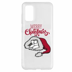 Чехол для Samsung S20 Кот саймона рождество - PrintSalon