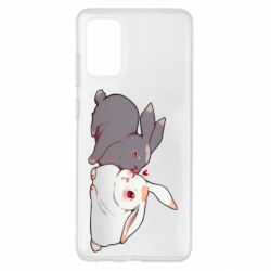 Чехол для Samsung S20+ Кролики Вэй и Лань - PrintSalon