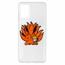 Чехол для Samsung S20+ Kurama And Naruto - PrintSalon