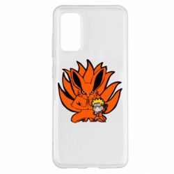 Чехол для Samsung S20 Kurama And Naruto - PrintSalon