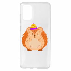 Чехол для Samsung S20+ Little hedgehog in a hat - PrintSalon