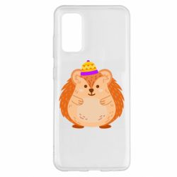 Чехол для Samsung S20 Little hedgehog in a hat - PrintSalon