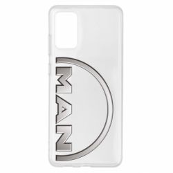 Чехол для Samsung S20+ Man metallic logo - PrintSalon