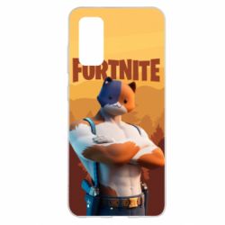 Чехол для Samsung S20 Meowscles and logo - PrintSalon