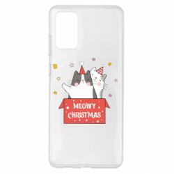 Чехол для Samsung S20+ Meowy Christmas ( present box ) - PrintSalon