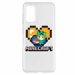 Чохол для Samsung S20 Minecraft Girl - PrintSalon