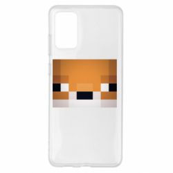 Чехол для Samsung S20+ Minecraft Minimalist - PrintSalon