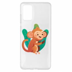 Чехол для Samsung S20+ Monkey. Fuck You - PrintSalon