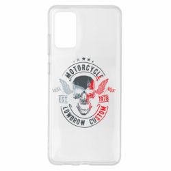 Чехол для Samsung S20+ Moto skull - PrintSalon