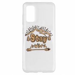 Чехол для Samsung S20 Mountains - Stay Wild - PrintSalon