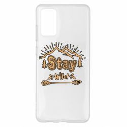Чехол для Samsung S20+ Mountains - Stay Wild - PrintSalon