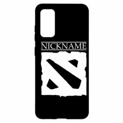 Чехол для Samsung S20 Nickname Dota - PrintSalon
