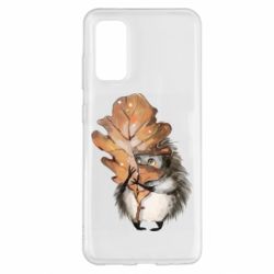 Чехол для Samsung S20 Осенний ежик - PrintSalon