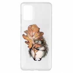 Чехол для Samsung S20+ Осенний ежик - PrintSalon