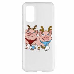 Чехол для Samsung S20 Pigs - PrintSalon