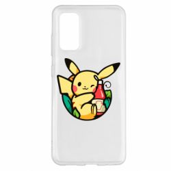 Чехол для Samsung S20 Pikachu with ketchup - PrintSalon