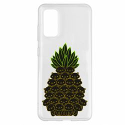 Чехол для Samsung S20 Pineapple cat - PrintSalon