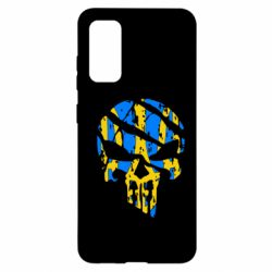 Чохол для Samsung S20 Punisher Coat of arms of Ukraine - PrintSalon