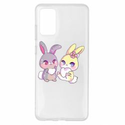 Чехол для Samsung S20+ Rabbits In Love - PrintSalon