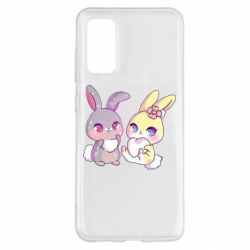 Чехол для Samsung S20 Rabbits In Love - PrintSalon