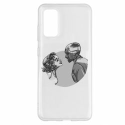 Чехол для Samsung S20 Retro Wanda and Vision - PrintSalon