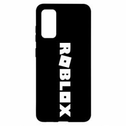 Чехол для Samsung S20 Roblox inscription - PrintSalon
