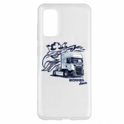 Чехол для Samsung S20 Scania watercolor art - PrintSalon