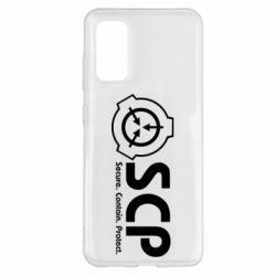 Чохол для Samsung S20 SCP logo text - PrintSalon