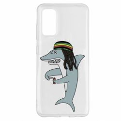 Чехол для Samsung S20 Shark Rastaman - PrintSalon