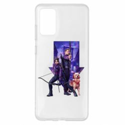 Чехол для Samsung S20+ Соколиный глаз и Кейт Бишоп - PrintSalon