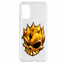 Чехол для Samsung S20 Standoff - Gold Skull - PrintSalon