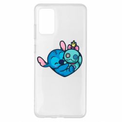 Чехол для Samsung S20+ Стич с куклой - PrintSalon