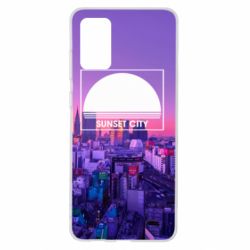 Чохол для Samsung S20+ Sunset city - PrintSalon