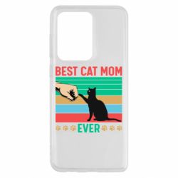 Чехол для Samsung S20 Ultra Best cat mom ever - PrintSalon