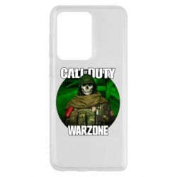 Чехол для Samsung S20 Ultra Call of duty Warzone ghost green background - PrintSalon