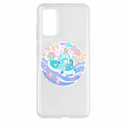 Чехол для Samsung S20 Ultra cute shark - PrintSalon