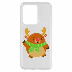 Чехол для Samsung S20 Ultra Deer in a scarf - PrintSalon