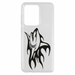 Чехол для Samsung S20 Ultra Flaming shark - PrintSalon