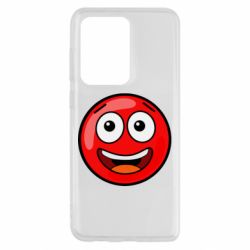 Чехол для Samsung S20 Ultra Funny Red Ball - PrintSalon