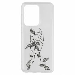 Чехол для Samsung S20 Ultra Hand with leafs - PrintSalon