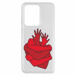 Чехол для Samsung S20 Ultra Heart out of hands - PrintSalon