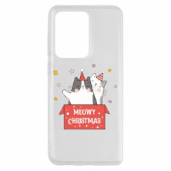 Чехол для Samsung S20 Ultra Meowy Christmas ( present box ) - PrintSalon