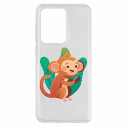 Чехол для Samsung S20 Ultra Monkey. Fuck You - PrintSalon