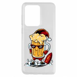 Чехол для Samsung S20 Ultra New Year's beer - PrintSalon