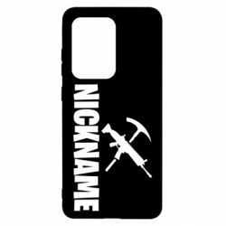 Чехол для Samsung S20 Ultra Nickname fortnite weapons - PrintSalon