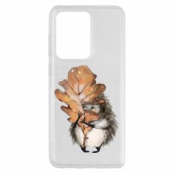 Чехол для Samsung S20 Ultra Осенний ежик