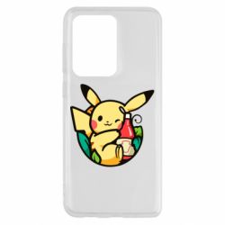 Чехол для Samsung S20 Ultra Pikachu with ketchup - PrintSalon