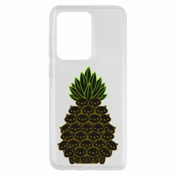 Чехол для Samsung S20 Ultra Pineapple cat - PrintSalon